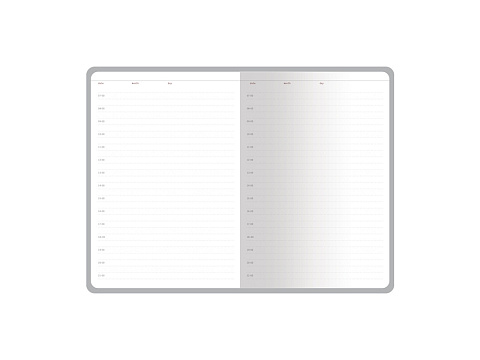 Ежедневник с каменной бумагой недатированный А5 Carrara, темно-синий - рис 8.