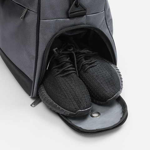 Спортивная сумка Atlantes, серая с черным - рис 5.