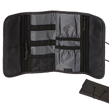 Органайзер District для электроники на резинке, темно-серый