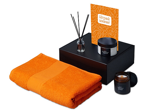 Подарочный набор Re:y. Care с полотенцем, солью для ванны и диффузором - рис 2.