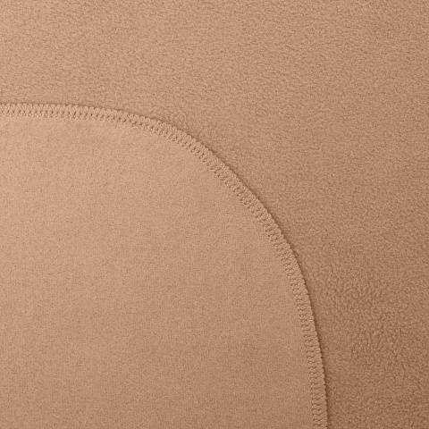 Флисовый плед Warm&Peace, бежевый - рис 4.