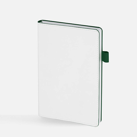 Ежедневник White Shall, недатированный, бело-зеленый - рис 4.