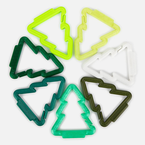 Брелок Impreso, 3D-печать на заказ, елочка - рис 3.