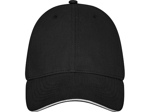 Бейсболка Darton, 6 панелей, черный - рис 2.