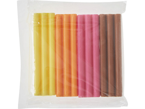 Набор Съедобный пластилин 4 кусочков (без ножа) - рис 3.