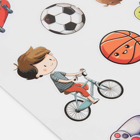 Стикерпак UV-DTF Thematic, для мальчиков - рис 4.