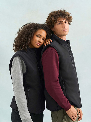 Жилет софтшелл унисекс Falcon BW, красный - рис 12.