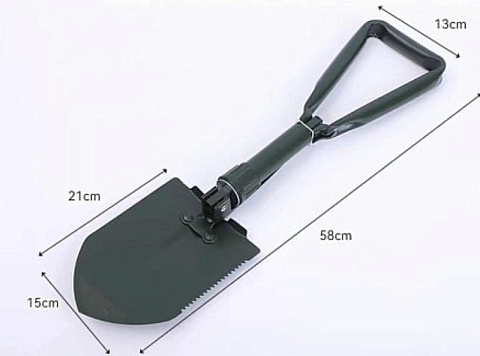 Складная лопата в чехле - рис 7.