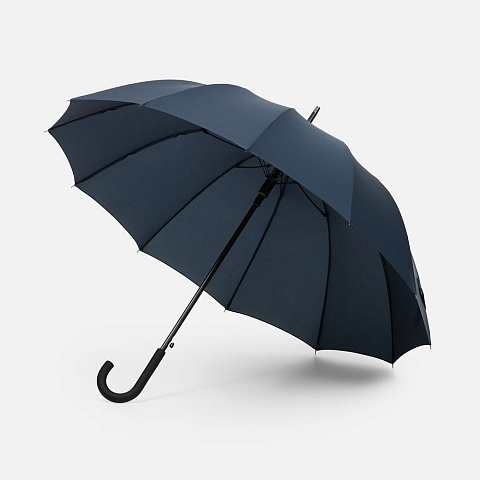 Зонт-трость Sombrella, темно-синий - рис 2.