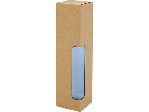 Ziggs спортивная бутылка из переработанного пластика объемом 650 мл, синий прозрачный - рис 4.