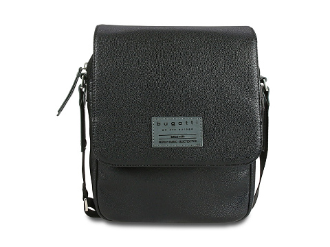 Сумка наплечная BUGATTI МОТОБАЙК D | MOTO D, чёрная, полиуретан, 25х8х30 см, 4 л - рис 2.