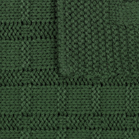 Плед Snippet, темно-зеленый - рис 5.