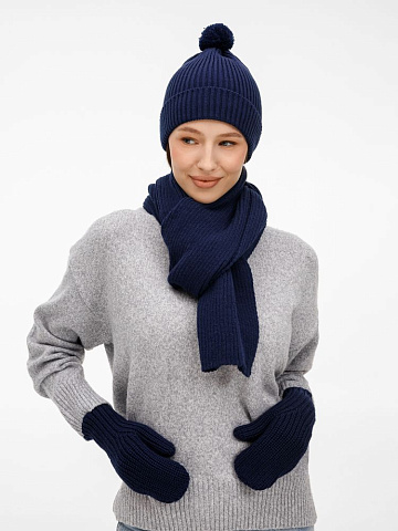 Шарф Catch Match, темно-синий - рис 10.