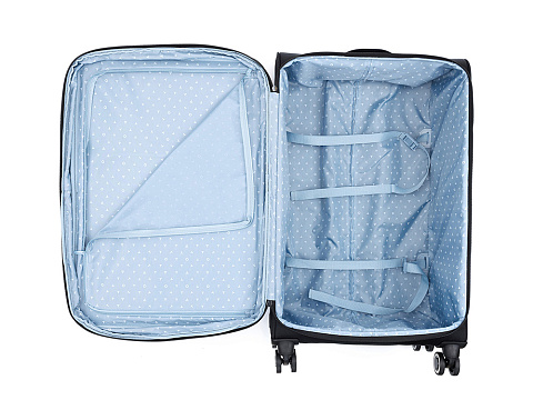 Чемодан TORBER НЕРО, чёрный, переработанный ПЭТ, 48 х 28 х 79 см, 90 л - рис 5.