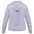 Толстовка женская Hooded Full Zip серый меланж - миниатюра - рис 4.