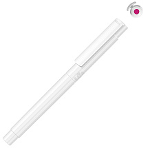 Капиллярная ручка в корпусе из переработанного материала rPET RECYCLED PET PEN PRO FL, белый с розовым