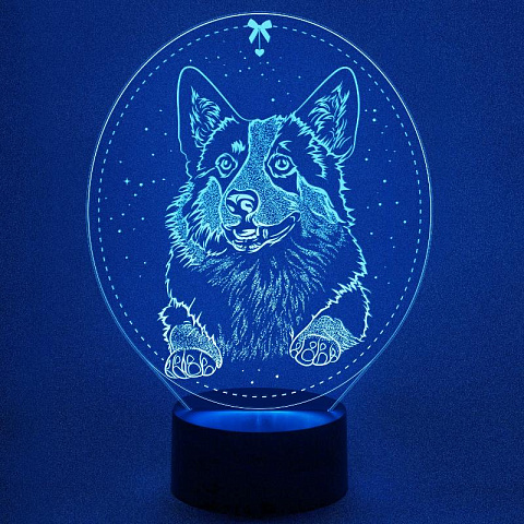 Светильник "Собака Корги"