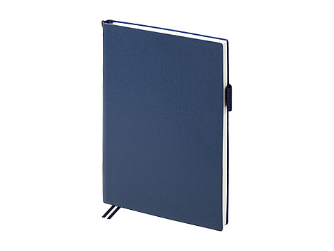 Ежедневник недатированный А5 Grand, темно-синий - рис 3.