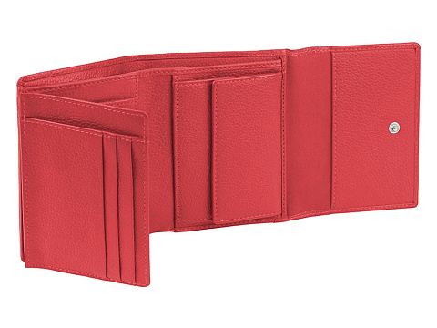 Кошелёк женский BUGATTI ЛИНДА | LINDA, чёрный, натуральная воловья кожа, 12х3х9,5 см - рис 2.