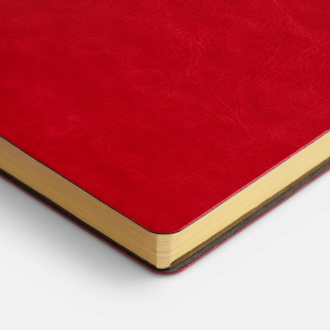 Ежедневник Nebraska Flex, недатированный, красный с золотистым - рис 7.