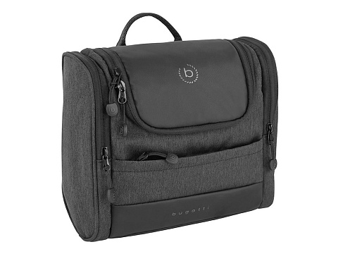 Несессер дорожный BUGATTI КОСМОС | UNIVERSUM, графитовый, 23,5х12х22,5 см, 7 л