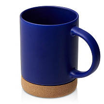 Кружка 450 мл с пробковым дном Корк & Бон, глубокий синий