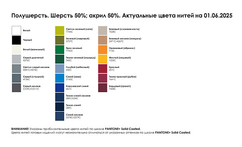 Варежки на заказ Joyful Grand, полушерсть - рис 3.