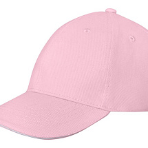 Бейсболка Darton, 6 панелей, light pink