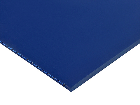 Бизнес-тетрадь А5 Pragmatic Contrast, 40 листов в клетку, синий с синим срезом - рис 2.