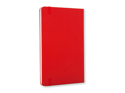Записная книжка Moleskine Classic (нелинованный) в твердой обложке, Large (13х21см), красный - рис 2.
