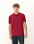 Рубашка поло унисекс Pacific, красная (бургунди) - миниатюра - рис 6.