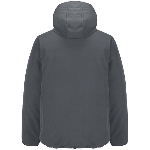 Куртка софтшелл с капюшоном мужская Falcon Men, темно-серая - рис 3.