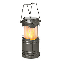 Туристический фонарь с эффектом пламени Beacon, серый