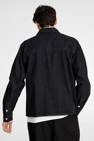 Куртка джинсовая O3, черная - рис 6.