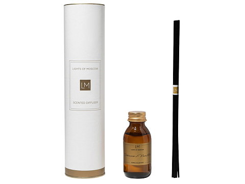 Ароматический диффузор с палочками, табак и ваниль, 100 мл - рис 2.