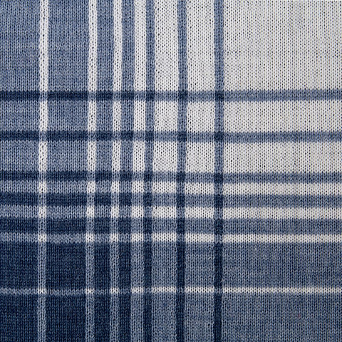 Плед Duotone, синий с белым - рис 7.