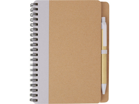 Блокнот Priestly с ручкой, лиловый - рис 2.