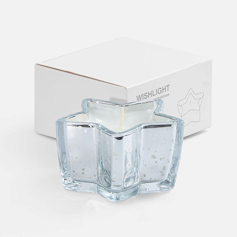 Свеча Wishlight, серебристая - рис 4.