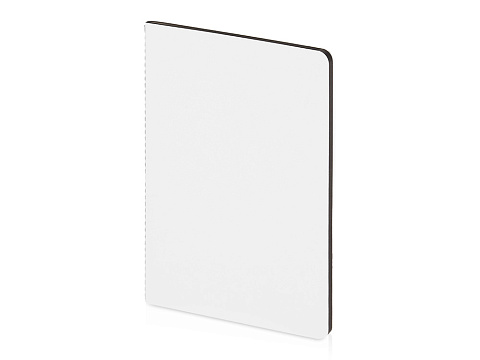 Бизнес-тетрадь А5 Pragmatic Contrast, 40 листов в клетку, белый с черным срезом