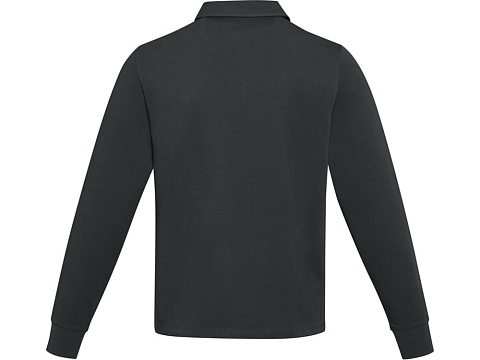 Clyde толстовка-поло унисекс для регби - сплошной черный - рис 3.