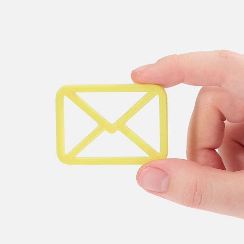 Подвеска Office, 3D-печать на заказ, конверт - рис 3.