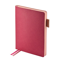 Ежедневник А5 датированный Boston 2026, розовый