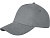 Кепка Doyle, 5 панелей, серый - миниатюра