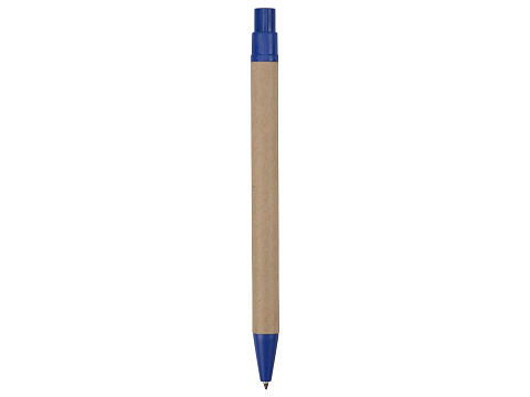 Ручка картонная шариковая Эко 3.0, синий - рис 4.
