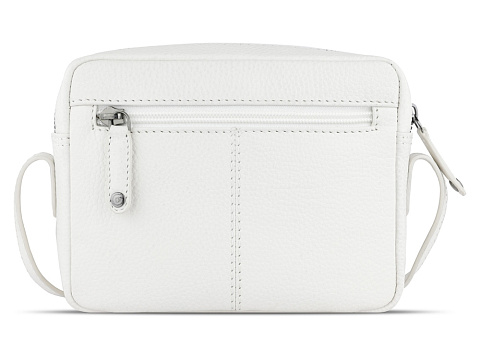 Сумка кросс-боди женская BUGATTI ЭЛЬЗА | ELSA, белая, воловья кожа/полиэстер, 19х5,5х14 см - рис 7.