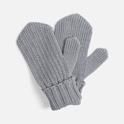 Варежки Nordkyn, светло-серый меланж