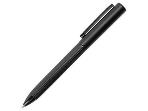 Набор блокнот в гибкой обложке А5 и металлическая шариковая ручка Nabokov, черный - рис 10.