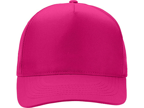Бейсболка Poly 5-ти панельная 120гр, фуксия - рис 2.