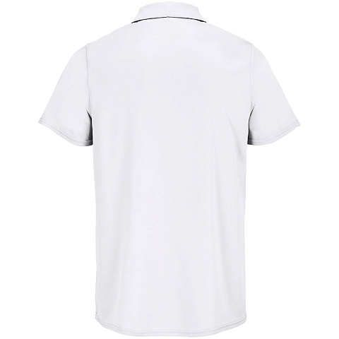 Рубашка поло унисекс Pitcher, белая - рис 3.