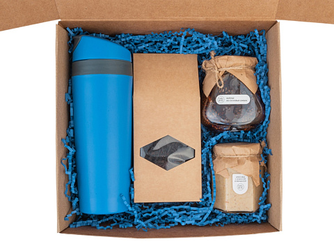 Подарочный набор Tea Cup Superior Honey 2.0, синий - рис 3.